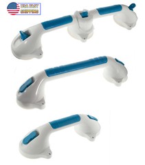 Large Suction Cup Grab Bar 17″ Shower Bathroom Safety Grip Hand Rail Assist Bar