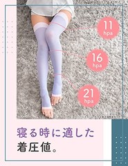 Brand New! – MediQtto Compression Socks Sleep Long M Size Japan
