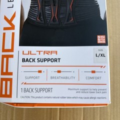 New! Shock doctor ultra back support level three size L/XL 34–38