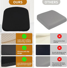 Natural Latex Seat Cushion for Haworth Zody Chair – Ergonomic Office Chair