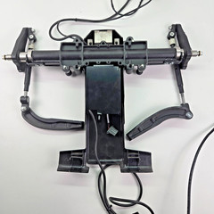 Permobil ICS Switchbox Armrest Mount Brackets Assembly Swivel Arms F3 F5 M3 M300
