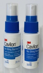 2 X Cavilon 3M No Sting Barrier Film Protectant Spray 28mL 3346 Exp.2029/01