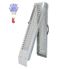 83″ Folding Motorcycle Ramp, 480 lbs Capacity Steel Bike Ramp for Truck, Anti