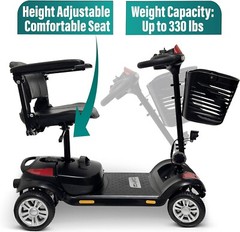 Mobility Scooters for Seniors, Powered Mobility Scooter for Adults with Seat