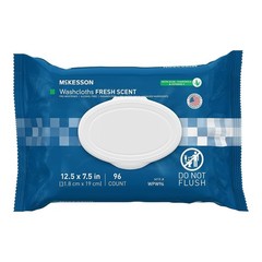 288 Gentle pH Balanced Washcloth Wipes – No-Rinse Formula for All Skin Types