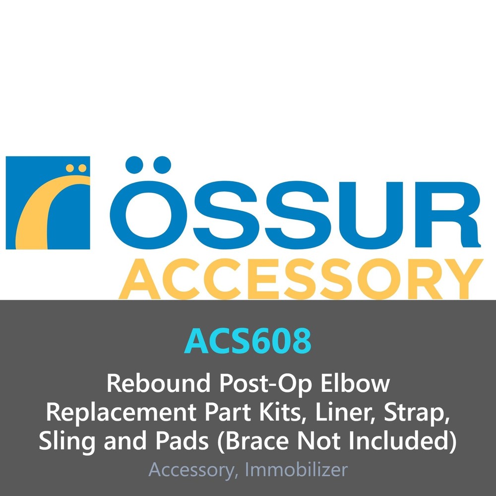 Ossur Rebound Post-Op Elbow Replacement Parts Kit (Brace Not Included)