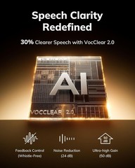 Beyond Pro Bluetooth OTC Hearing Aids for Seniors and Adults | VocClear 2.0 Tech