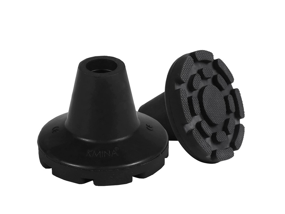 Crutch Tips 3/4 Inch (x2 Units), All Terrain Non-Slip Cane Tips, Heavy Duty R…