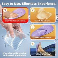 Arch Support Inserts with Gel Comfort – Height Options for Foot Pain Relief