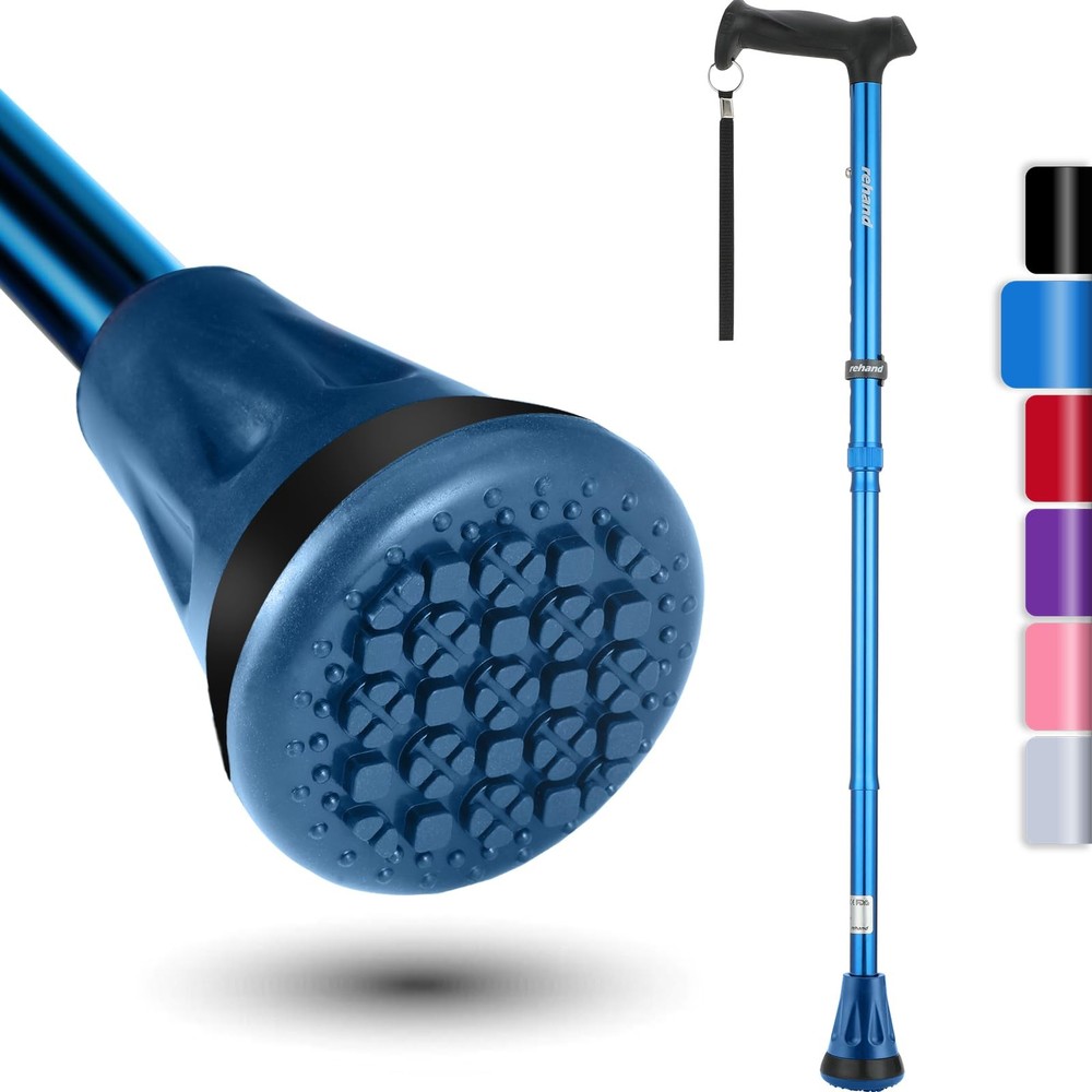 Walking Cane Foldable, Adjustable, Collapsible Walking Canes for Men & Women…