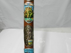 Vintage German Ice Pick Walking Stick Cane (Wanderstock) w/ Badges 32″ N86J