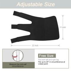 Compression Leg Brace Support Calf Shin Splint Running Sports Socks Pain Relief