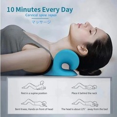 Neck Cloud Cervical Neck Stretcher Pillow Traction Device Pain Relief Massage