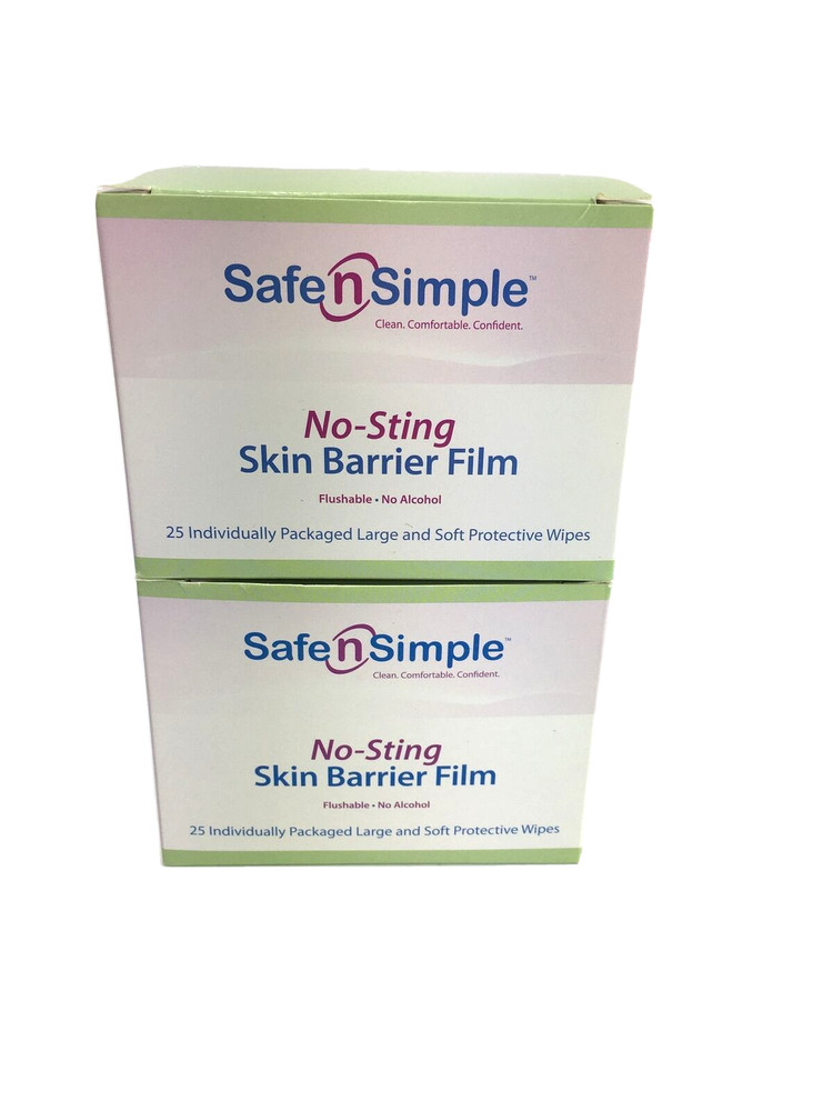 50 SAFE N SIMPLE SNS00807 No sting Skin Barrier Film Exp. 10/2026-27