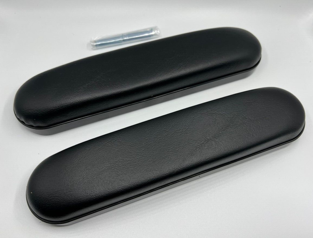 Black Vinyl Desk Length Wheelchair Armrests AR011P – Pair