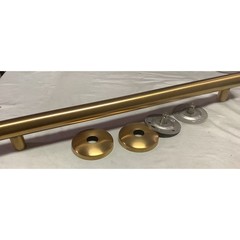 Signature Hardware 482905 18″ Contemporary Grab Bar – Brushed Gold – READ