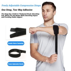 Tennis Elbow Brace Compression Strap Tendonitis Golfers Arm Support Band Adjust