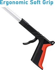 Foldable Reacher Grabber Tool Rotating Jaw & Magnet Trash Picker Heavy Duty