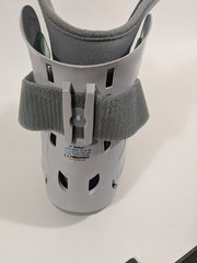 Missing Pump! Aircast SP Walker Walking Boot Medium 01A-M Gray White Adjustable
