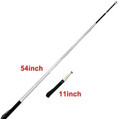 Aluminum Mobility Telescoping White Cane for Vision Impaired and Blind People…