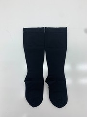 Womens 1 Pair Black Compression Calf Socks Size L/XL