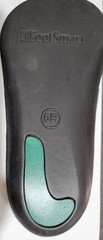 FootSmart IsoArch Orthotic Arch Support Size 6 (Womens 5-6.5/ Men 4-5.5) 1 Pair