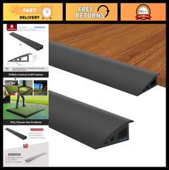 3.3 Ft Rubber Threshold Transition Strip Ramp – Edge Reducer for Doorways, Floor