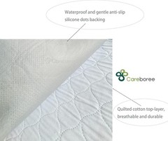 3 Pack Small 18×24 Inch Cotton Top Quilted Washable Waterproof Chair Bed Pad