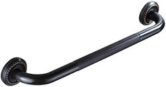 16-Inch Grab Bar Featuring Anti-Slip Handrail, Solid Brass, Oil Rubbed Bronze…