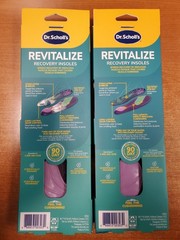 2 Pairs: Dr Scholls Revitalize Recovery Insoles Women’s Size 6-10 (3030) R3P1