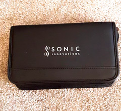 Orig. $9K – SONIC BTE Hearing Aids – New Other – Zip case, Manual, Batteries