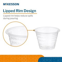 Medi-Pak Medicine Cup 1 oz. Clear Polypropylene Single Patient Use – Pack of 800
