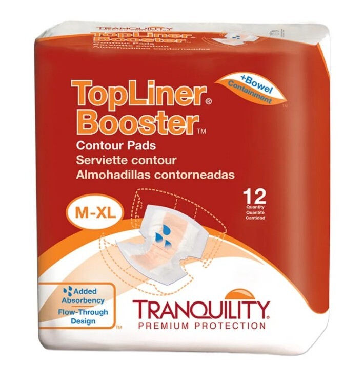 Two Tranquility Incontinence Liner 21.5“ Length Heavy Absorbency – 24/Pack!