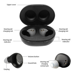 1 Pair Rechargeable Hearing Amplifier Hearing Aids Ear High-Power ITE US