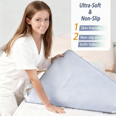 34×52 Inch Washable Incontinence Positioning Bed Pad 8 Handles Mobility