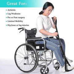 Durable Nylon Leg Lifter Strap for Bed, Car & Wheelchair – Adjustable 35-44 Inch