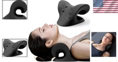 Wave Shape Chiropractic Pillow – Easy to Clean Neck Stretcher for Spinal Health