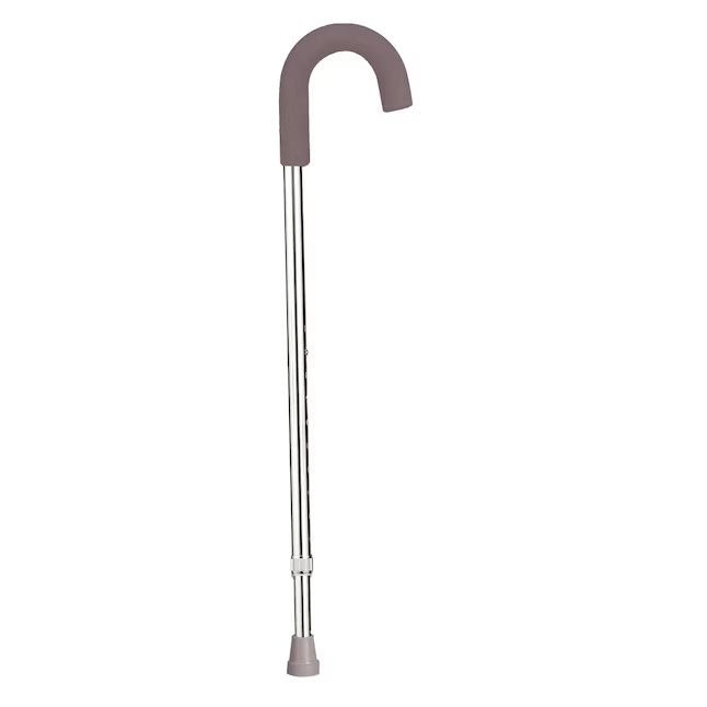 Drive Medical 38 in Adjustable Aluminum Walking Cane Offset Handle