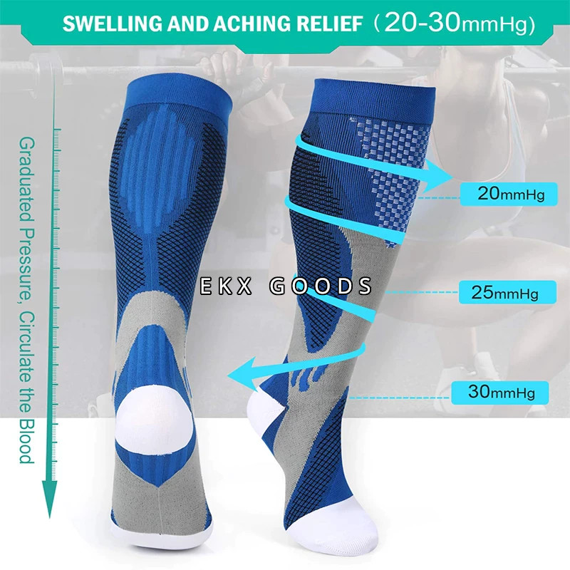 Compression Socks Stockings Womens Mens Knee High Medical 20-30 mmHG S/M – XXL