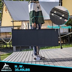6 FT Portable Wheelchair Ramp Non-Slip Aluminum Folding Door Threshold for Home