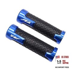 Yamaha Motorcycle Hand Grips: Universal Fit for YZF R1, R3, R6, R6S, R25, Blue