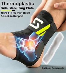 Quick Lace Up Ankle Brace for Sprained Ankle, Slim Fit Ankle Support Brace wi…