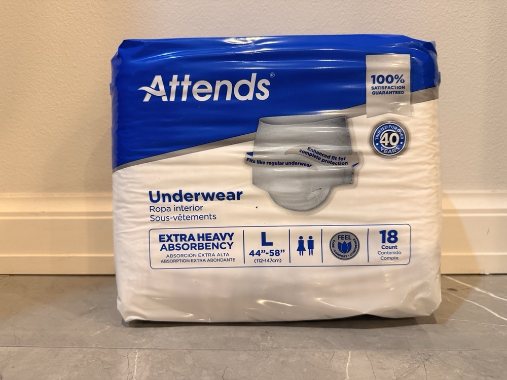 Attends APV30 L Size Incontinence Pants – 72 Pack