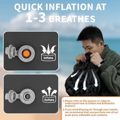Sondor Travel Cushion, Inflatable seat Cushion, Suitable for Airplane Seats,