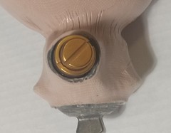Left Below Knee BK Prosthetic Socket w/ 3R80 Connector Expulsion Valve & Liner