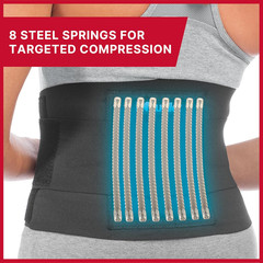 MUELLER Sports Medicine Adjustable Back Brace, Ideal for Upper and Lower Back Pa