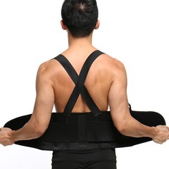 Adjustable Lower Back Brace Lumbar Support Waist Belt For Pain Relief