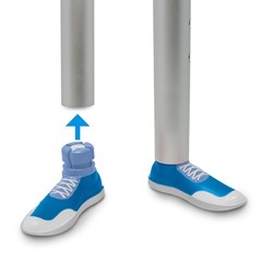 Sneaker Walker Glides for 1″ Tubes – Blue – 1 1 Pair (Pack of 1),
