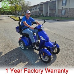 800W 4-Wheel Heavy Duty Mobility Scooter 60V/20Ah 31 Miles for Seniors 500lbs