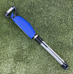 Ta-Da Chair Step2Gold Portable Walking Stick, Cane w Folding Seat – 36.2″- BLUE